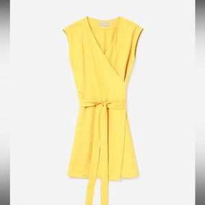 The Japanese GoWeave Short-Sleeve Mini Wrap Dress